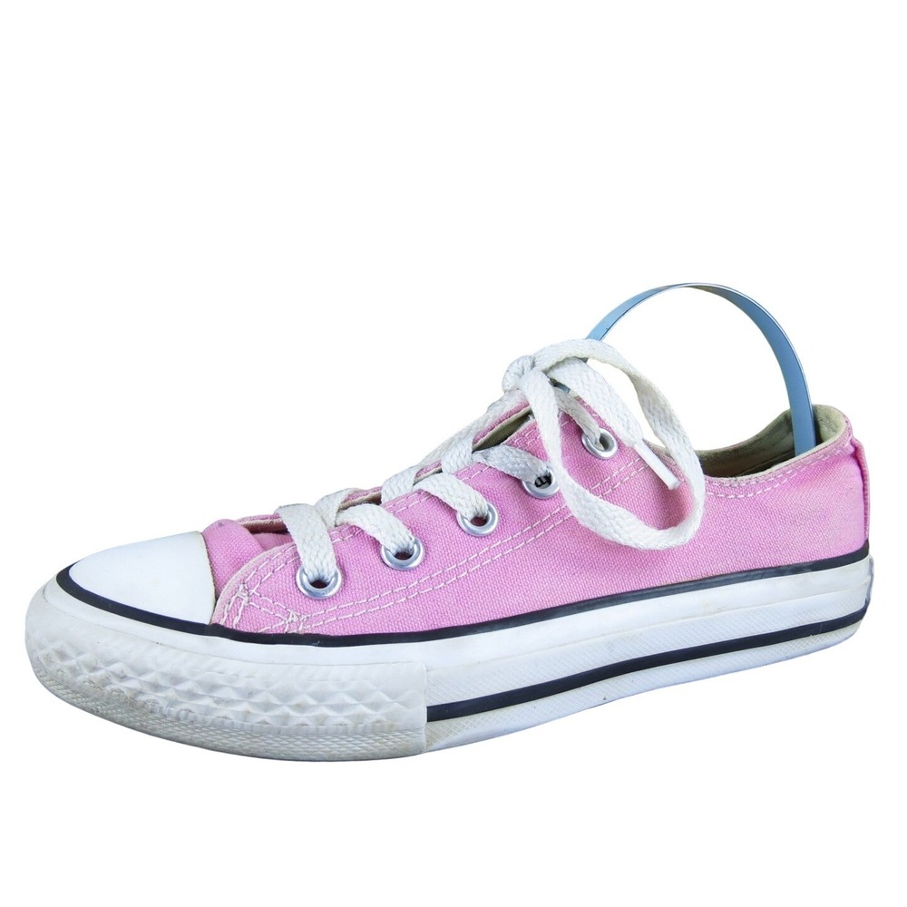 Converse Sneaker Low Top Girl Y 13 Medium Athletic Pink Fabric Lace Up